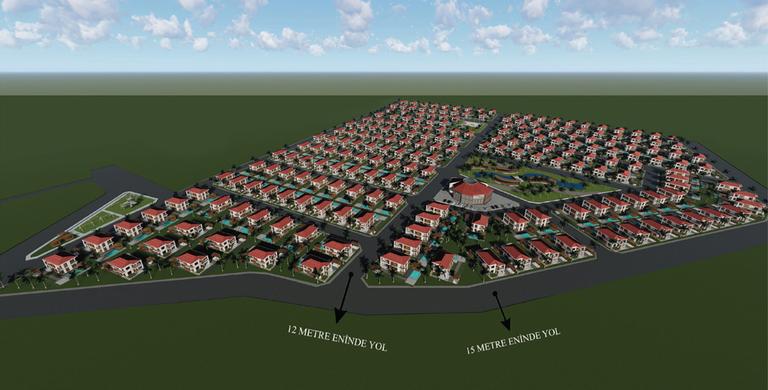 Villa Land for Sale in Antalya, 71 Decares of Land with 297 Villas in Total with Reconstruction and Project Image 1